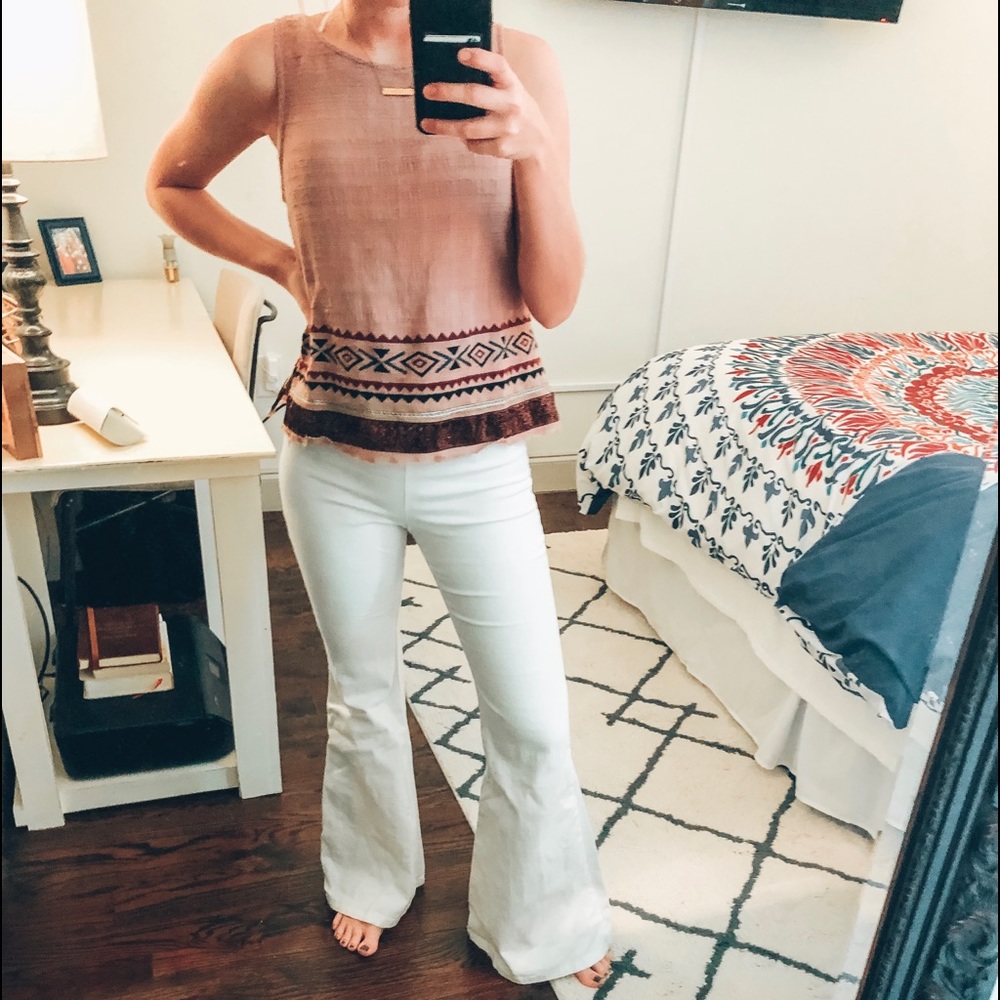 boutique tribal crop top blouse